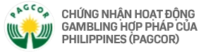 Chứng nhật hoạt động cá cược trực tuyến hợp pháp từ Phillippines PAGCOR