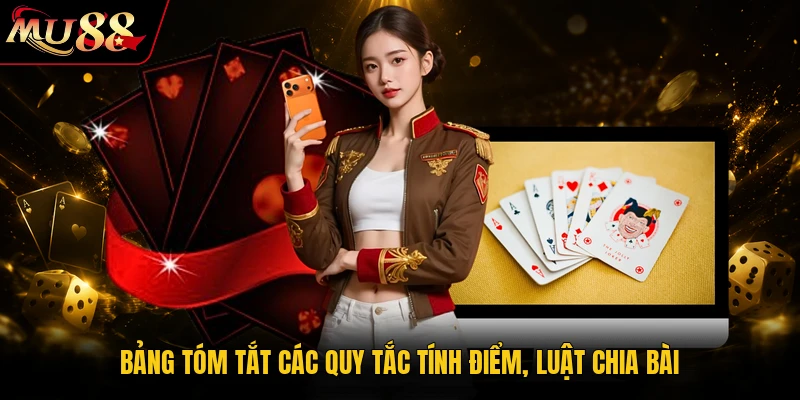 Bảng tóm tắt các quy tắc tính điểm, luật chia bài