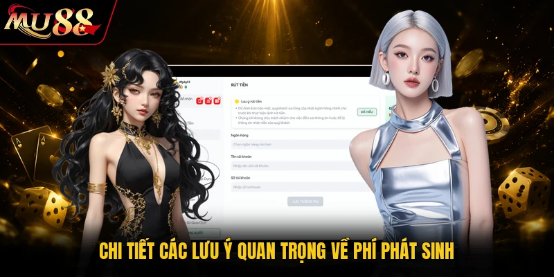 Chi tiết các lưu ý quan trọng về phí phát sinh