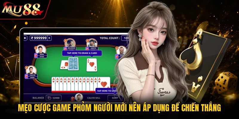 Mẹo cược game Phỏm người mới nên áp dụng để chiến thắng